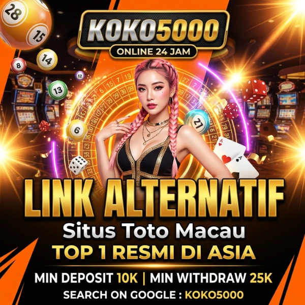 KOKO5000 Login - Link Resmi TOTO MACAU KOKO5000 Deposit Pulsa Tanpa Potongan